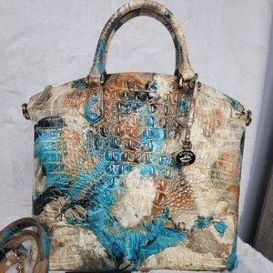 NWT BRAHMIN DESIGNER PURSE BAG HANDBAG Melbourne Rare Design Italian Leather